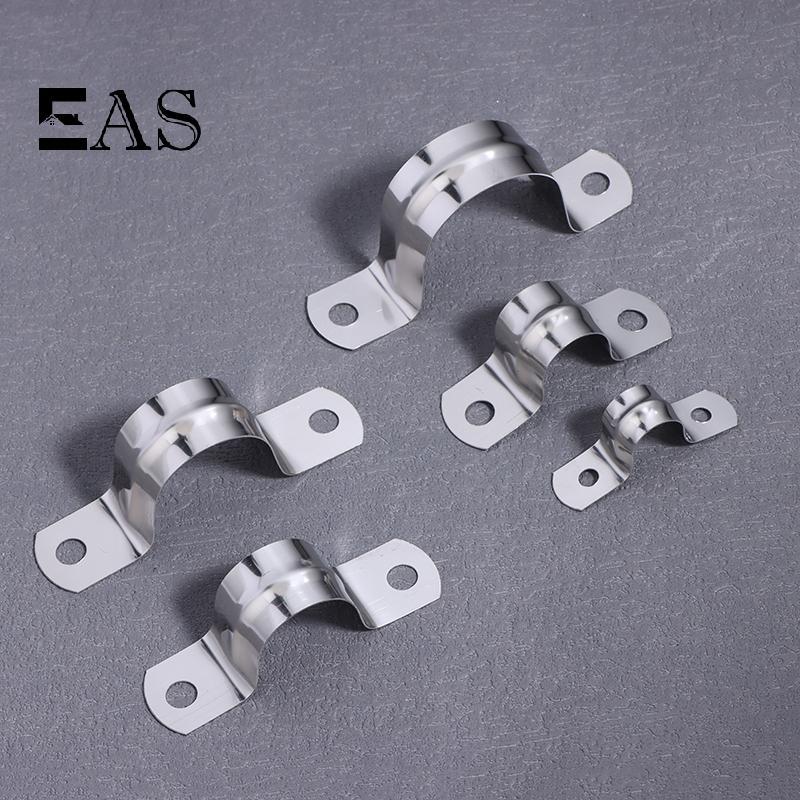 [EA] สแตนเลส U-Shaped Tube Clamp อานโลหะ Tube Clamp U Conduit Braet สําหรับการใช้งานสําหรับงานหนัก T