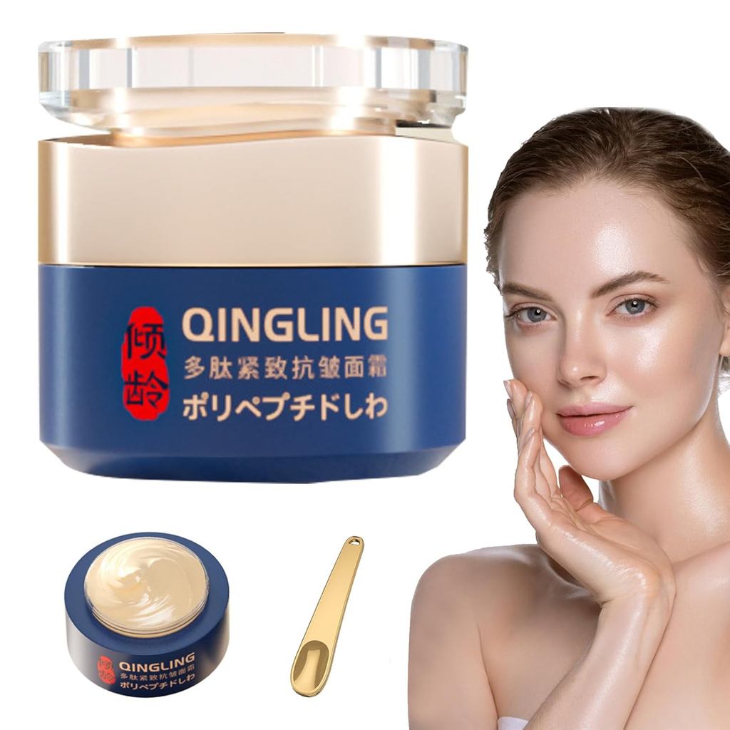 Qingling ครีมกําจัดริ้วรอย, Qingling Face Cream Anti Peptide, Qingling Crema Para Arrugas, Qingling 