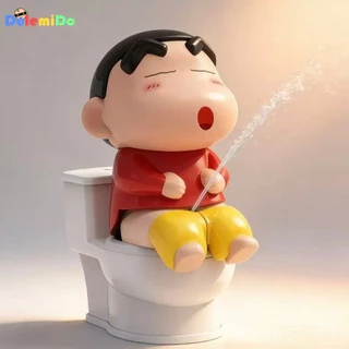 Creative สเปรย์น้ําห้องน้ํา Crayon Shin-Chan ตุ๊กตา Tricky ของเล่นตลก Decompression เครื่องประดับเดสก์ท็อปชุดนอน Crayon Shin-Chan มือ