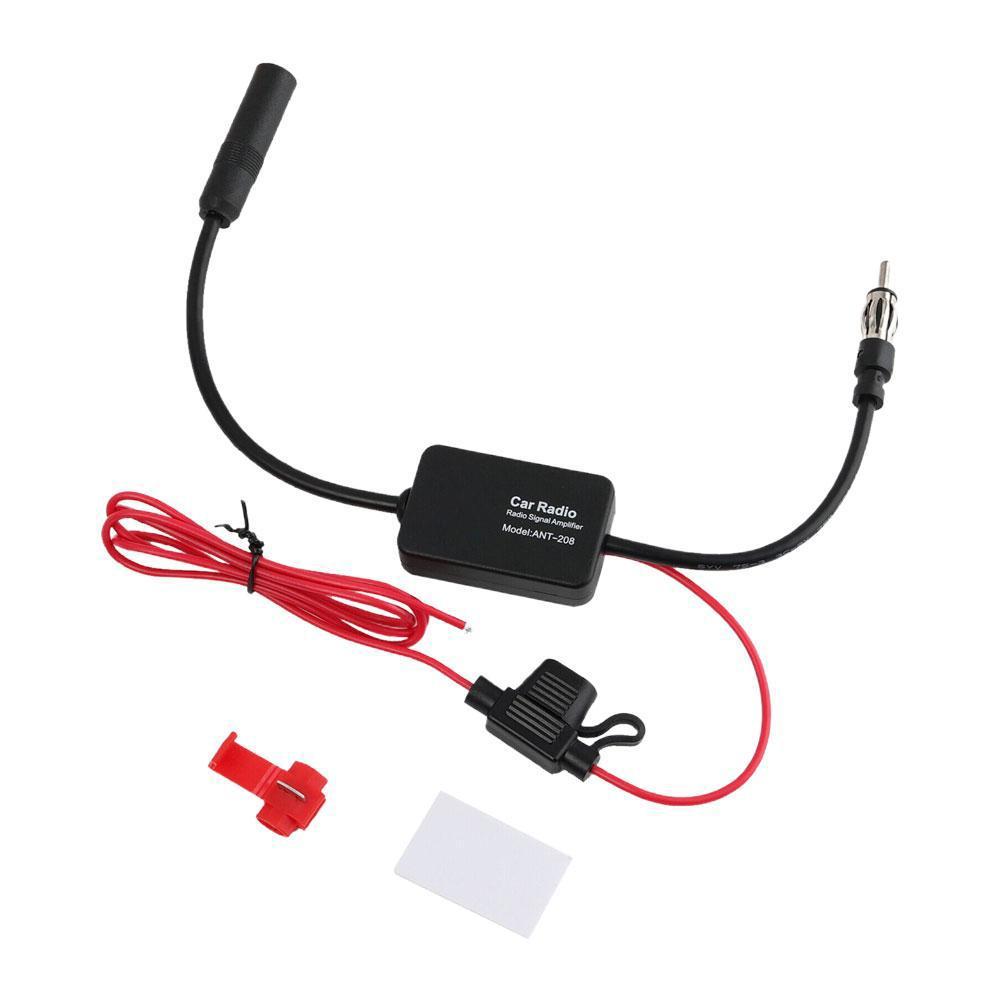 เครื่องขยายสัญญาณ Fm ป้องกันการรบกวน Universal Practical Fm Car Booster Amp รถวิทยุ T1o5