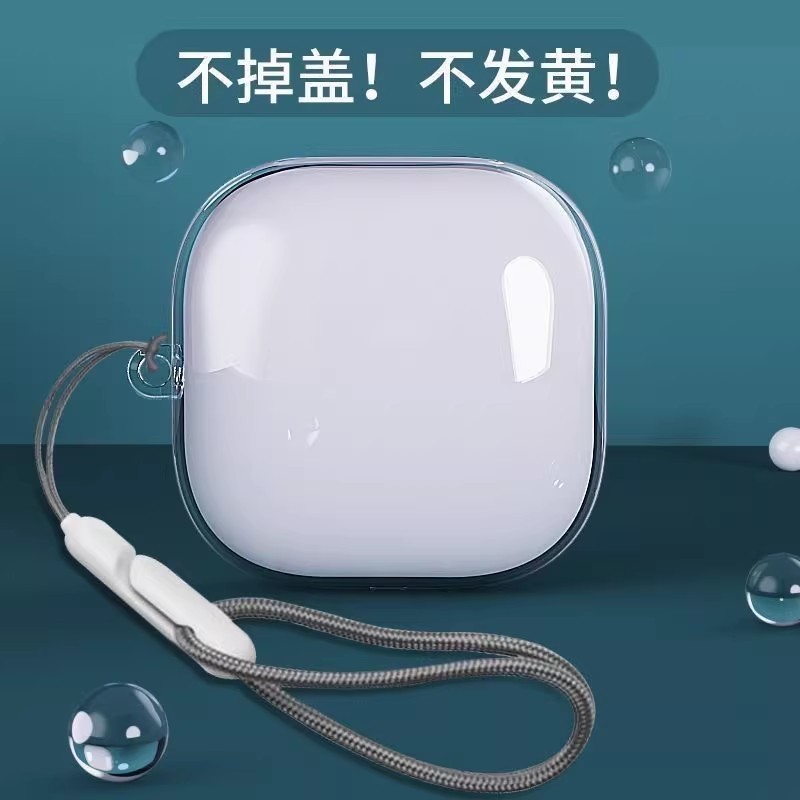 คุณภาพดีCase สําหรับ SAM Buds 4/4Pro Ultra Thin TPU หูฟังโปร่งใสปกอ่อนพร้อมเชือกพิเศษ