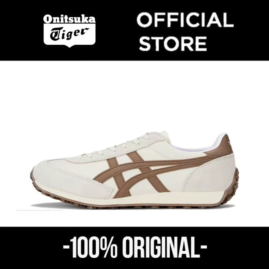 Original Tiger MEXICO 66 สําหรับผู้หญิงและผู้ชายรองเท้าลําลองสีน้ําตาล