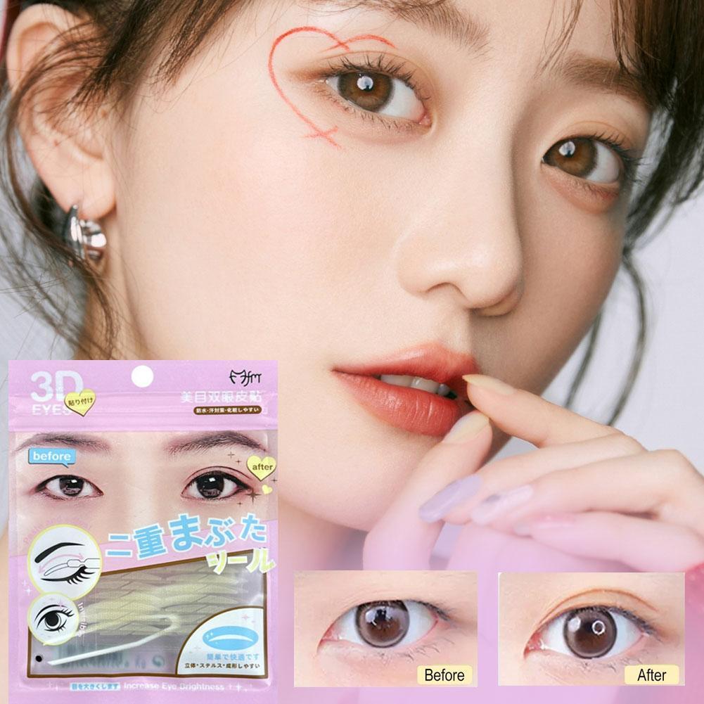 Eyelid Tape Set Natural Invisible Double Eyelid Eye Double Mesh Lace Eyelid Sticker U8i7