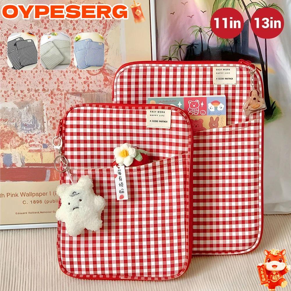 OYPESERG กระเป๋าแท็บเล็ตกันกระแทก ขนาด 7.9-12.9 นิ้ว สําหรับใส่แท็บเล็ต พร้อมหูหิ้วและช่องเก็บอุปกรณ์