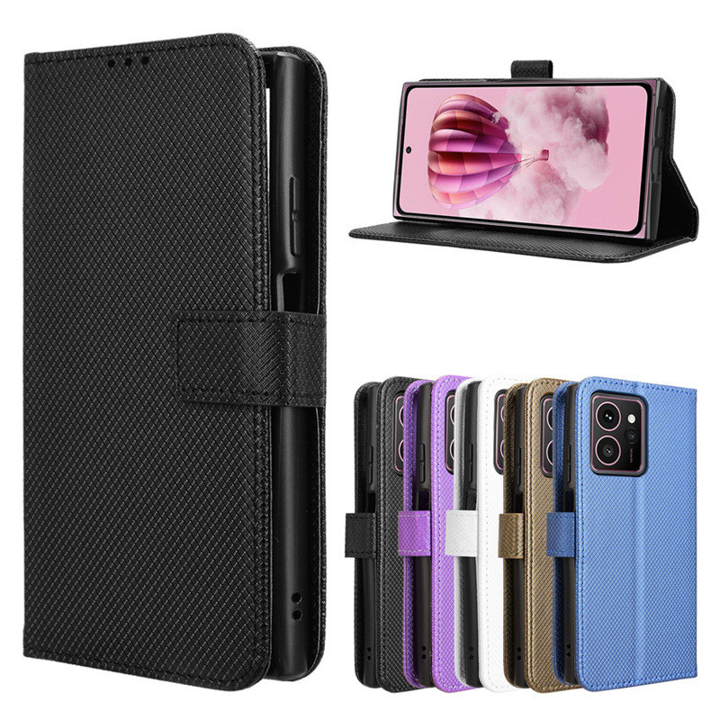 เหมาะสําหรับ HMD Skyline/HMD Fusion 5G เคสโทรศัพท์พลิกโทรศัพท์ซองหนังรูปแบบเพชรเชือก