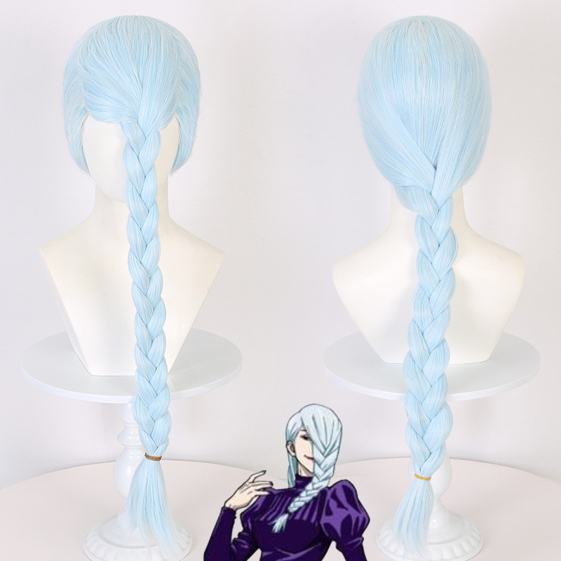 กระวานสะกดต่อสู้สะกด Master Mingming Double Braid WIG อะนิเมะ WIG COS Murio WIG