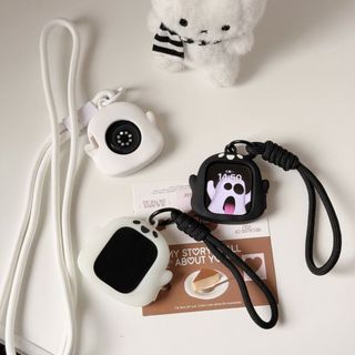 Luminous Ghost ซิลิโคนป้องกันกรณีนุ่มเหมาะสําหรับ iwatch S11 10 9 8 7 ULTRA 6 5 4 SE 3 2 1 ขนาด 38 มม.40mm41mm42mm44mm45mm46mm49 มม.