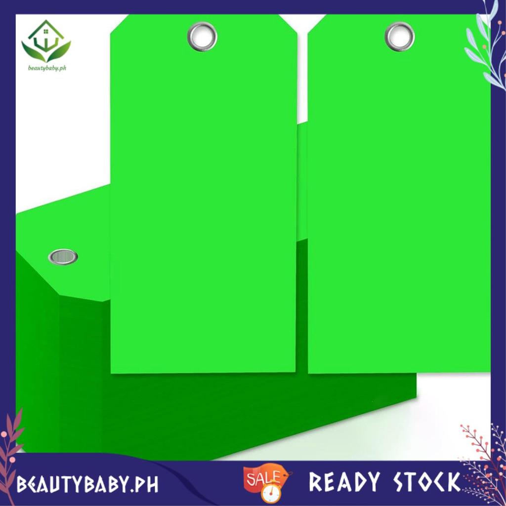 [beautybaby.ph] 4 3/4In X 2 3/8In Neon Shipping Tags Blank Heavy Duty Hang Tags พร้อมเสริมหลุมเขียนแ