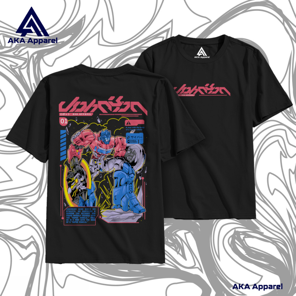 เสื้อยืด Mlbb Johnson X Optimus Prime