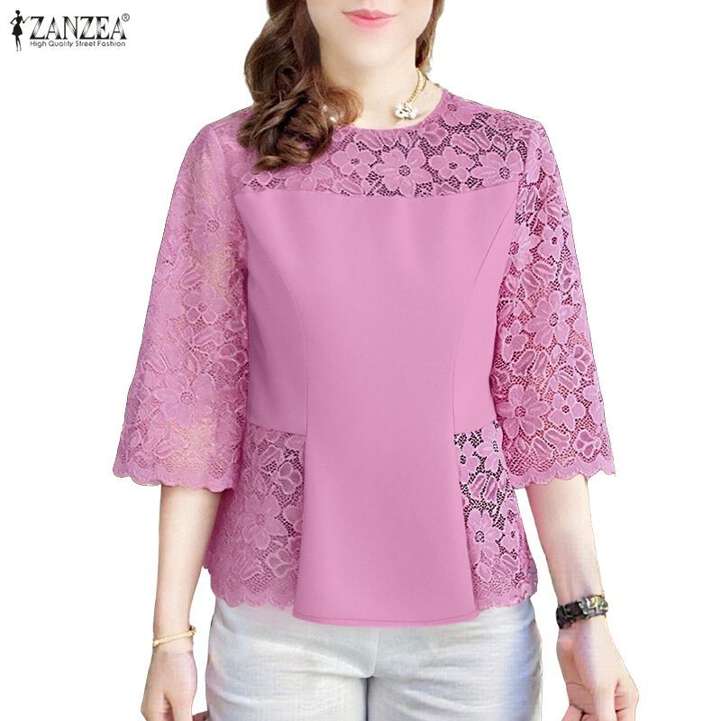 ZANZEA ใส่ซานเซีย สำหรับผู้หญิงสไตล์เกาหลีหรูหรา กระโปรงแขนกุดแบบครึ่งบน ออกแบบอย่างประณีตและมีสายคาดเอว
