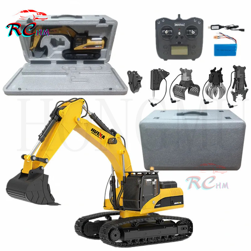 HUINA 1/14 FULL ALLOY 32CH 2.4G REMOTECONTROL EXCAVATOR Full Metal Huina 1580 V5 (GUARANTEEED TO BE 