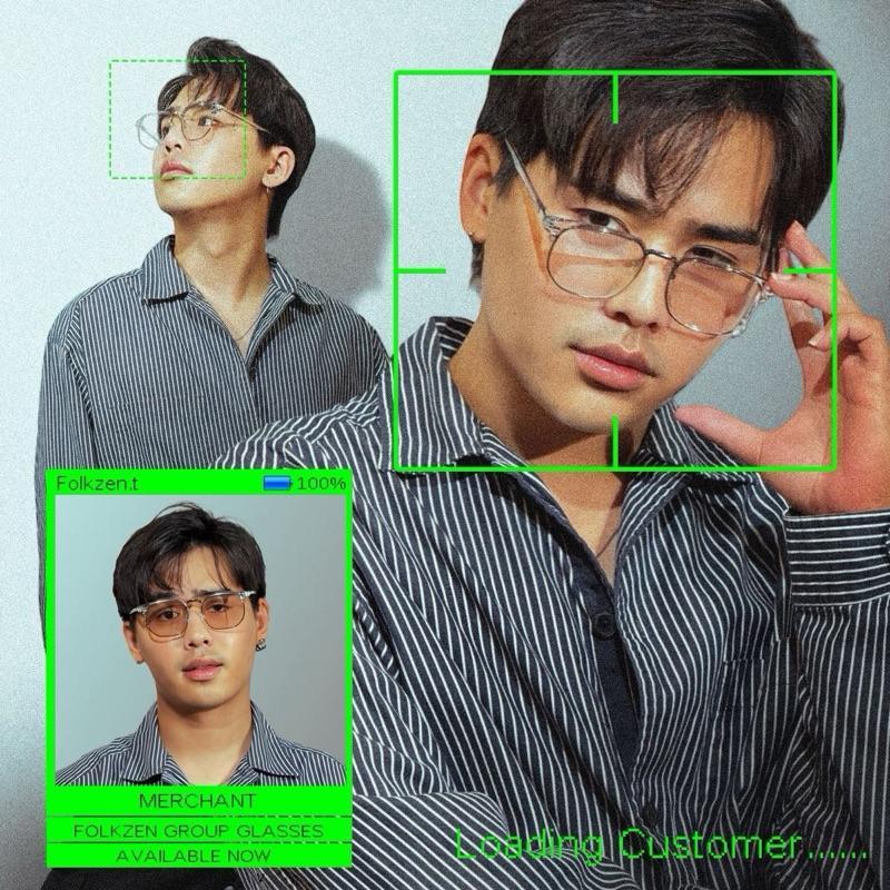 AT2 [ แว่นออโต้ แว่นออกแดดเปลี่ยนสี แว่นสีชา แว่นกันแดด ] ผู้ชาย หญิง แว่น2023