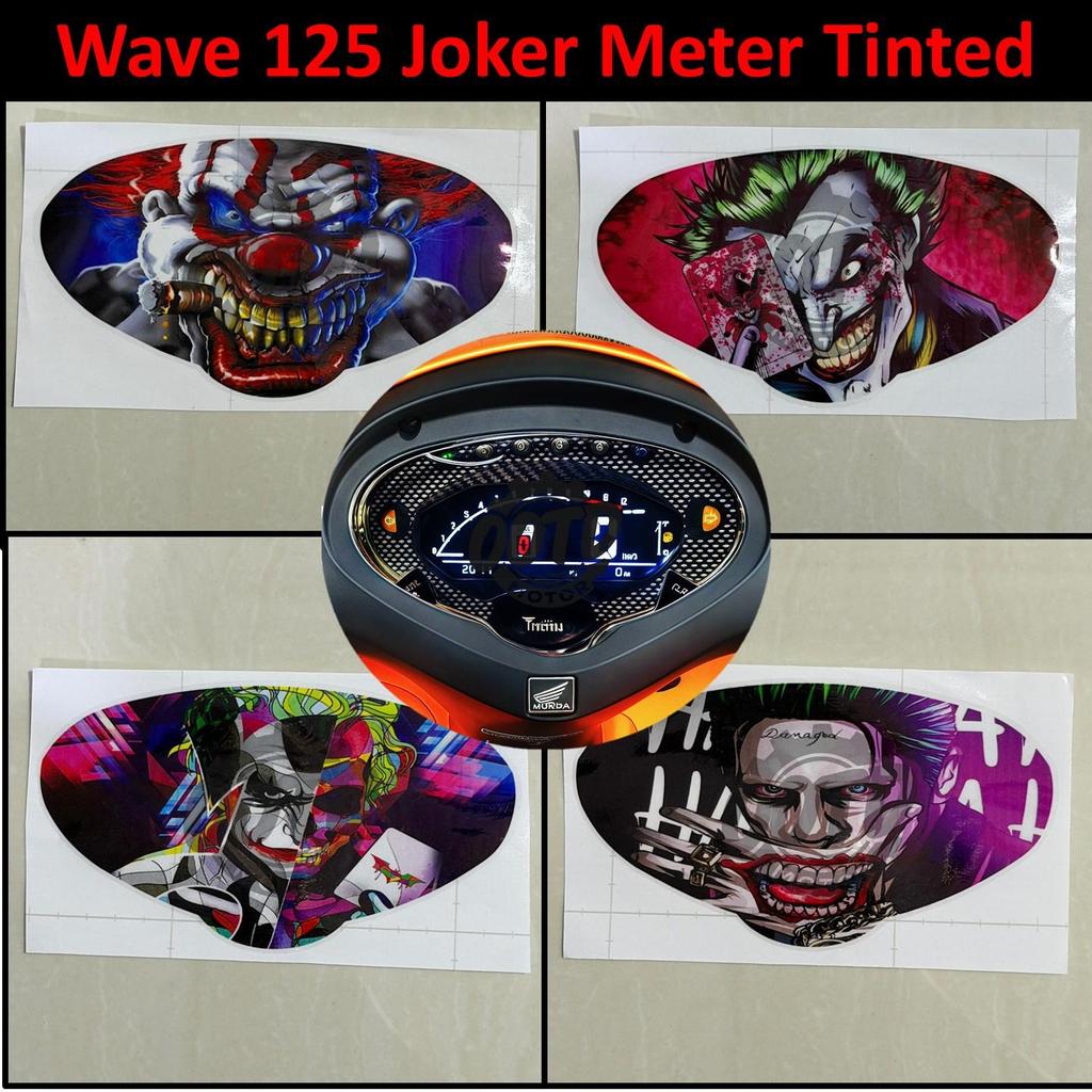 Honda Wave 125 W125 Joker Meter Tinted สติกเกอร์ Stiker ยานยนต์รถจักรยานยนต์