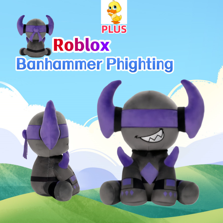 พลัส✨โรบ็อกซ์ ของเล่น✨ใหม่ Roblox Banhammer ของเล่นตุ๊กตาสนุก Banhammer Phighting ตุ๊กตาของเล่นตุ๊กต