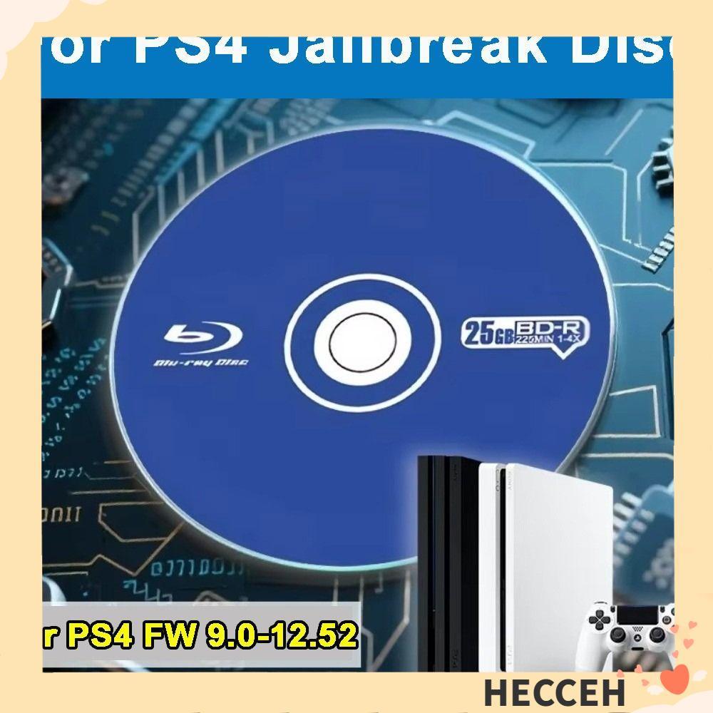 HECCEH All-in-One Jailbreak Disc, สําหรับ Firmware 9.0-12.52 เล่นสํารองเกม BD-JB Disc, 1 Click Boot 