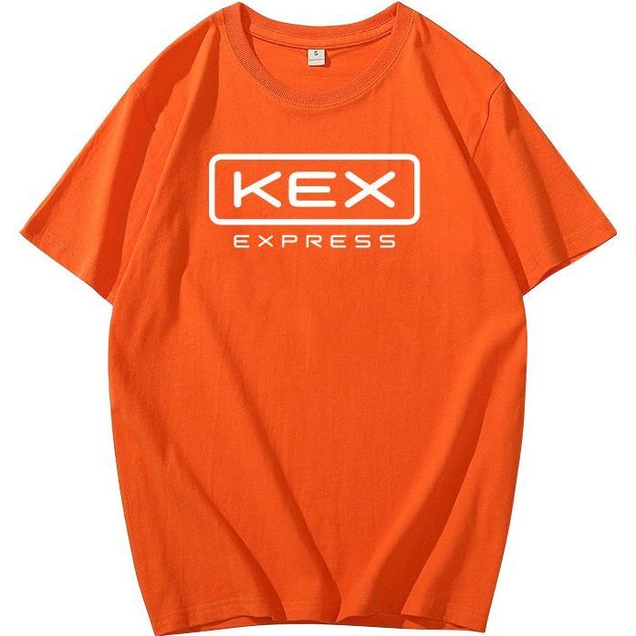 COD kex เสื้อยืดสกรีนหน้าอก kex สกรีนโลโก้แบบใหม่S-5XL