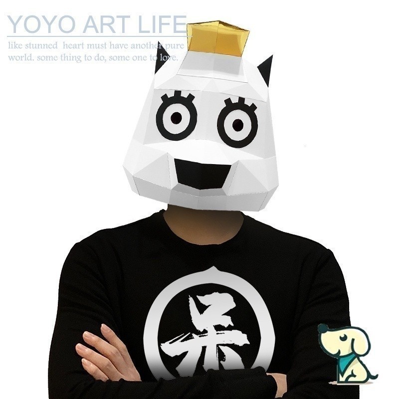 Dada DK2 Z1 กระดาษน่ารักม้าสัตว์กระดาษหมวกสร้างสรรค์เด็ก Handmade diy ข้อมูลการผลิตโรงเรียน Party Pe