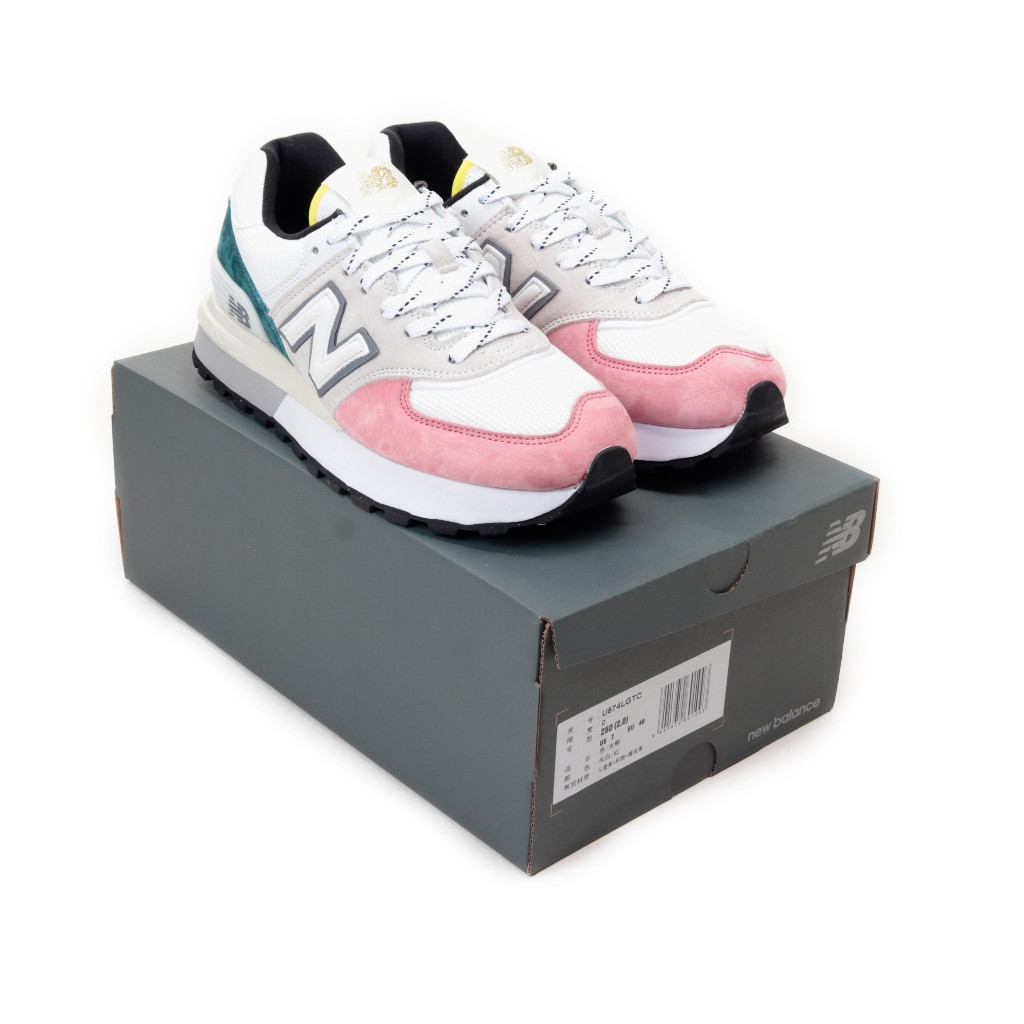 New Balance 574 Legacy White Pink Green NB 574 LOXL
