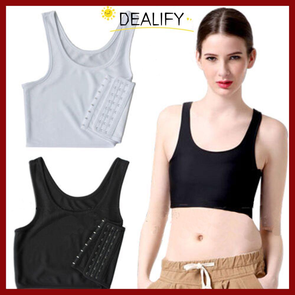 in stockDEALIFY เสื้อกั๊กเต้านมชุดชั้นใน Chest Shaper Breast Binder เลสเบี้ยนทอม