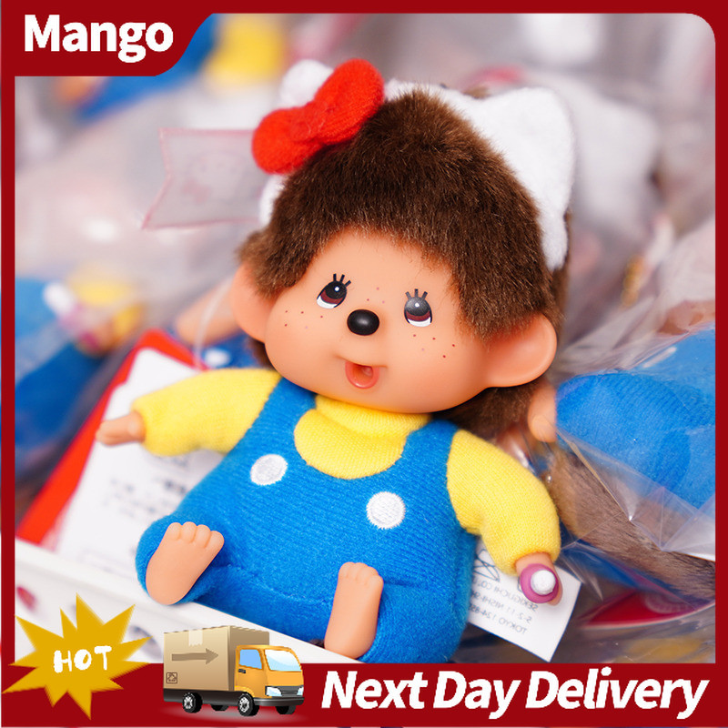 Monchhichi ตุ๊กตาผ้าขนสัตว์ ที่แขวนกระเป๋า มอนสเตอร์เบบี้มองโกะ มอนชิชิ ตัวการ์ตูน ของเล่น พวงกุญแจ ของขวัญวันเกิด