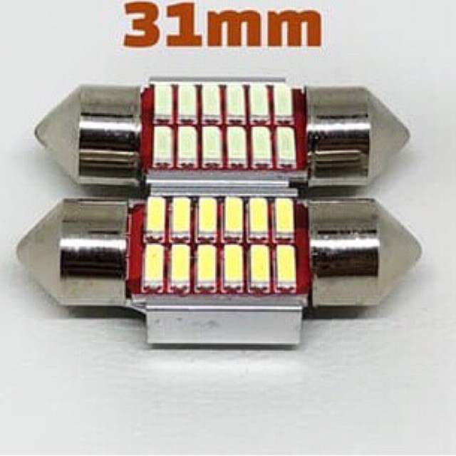 [ONE] ไฟ LED เพดาน/ห้องโดยสาร/ห้องโดยสาร/ไฟ LED 31MM 36 MM 12 LED SMD/MATA! แอลดีเอ็ม