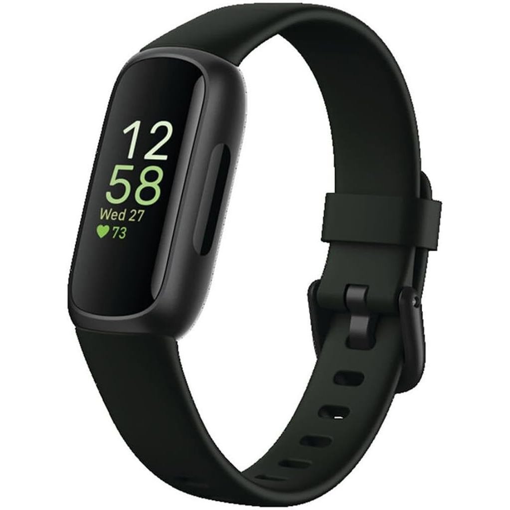 Fitbit Inspire 3 Health &-Fitness-Tracker พร้อมการจัดการความเครียด, ความเข้มออกกําลังกาย, การติดตามก