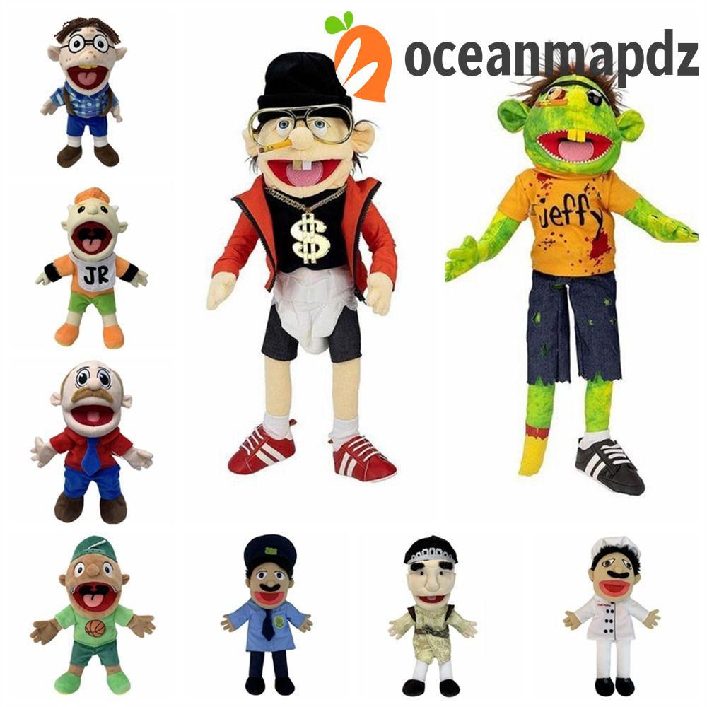 OCEANMAPDZ Jeffy Hand Puppet, Movable Mouth Talk Show Muppet Jeffy Finger Puppet, การ์ตูนตลก Cody Ju