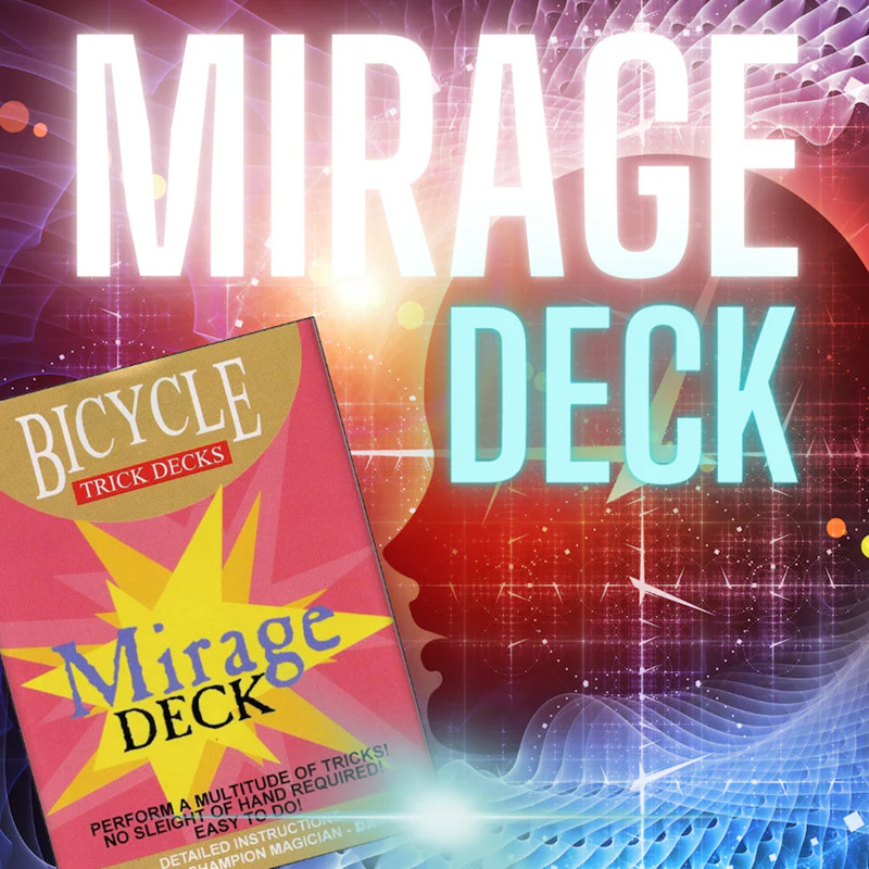 Mirage Deck Force Card เล่นไพ่จักรยาน Magic Cards Magic Tricks สําหรับ Magician