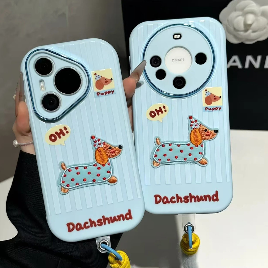 OH Polka Dot Dachshund เหมาะสําหรับ Apple 17promax เคสโทรศัพท์ iPhone16emate70 Huawei p80 Xiaomi 17n