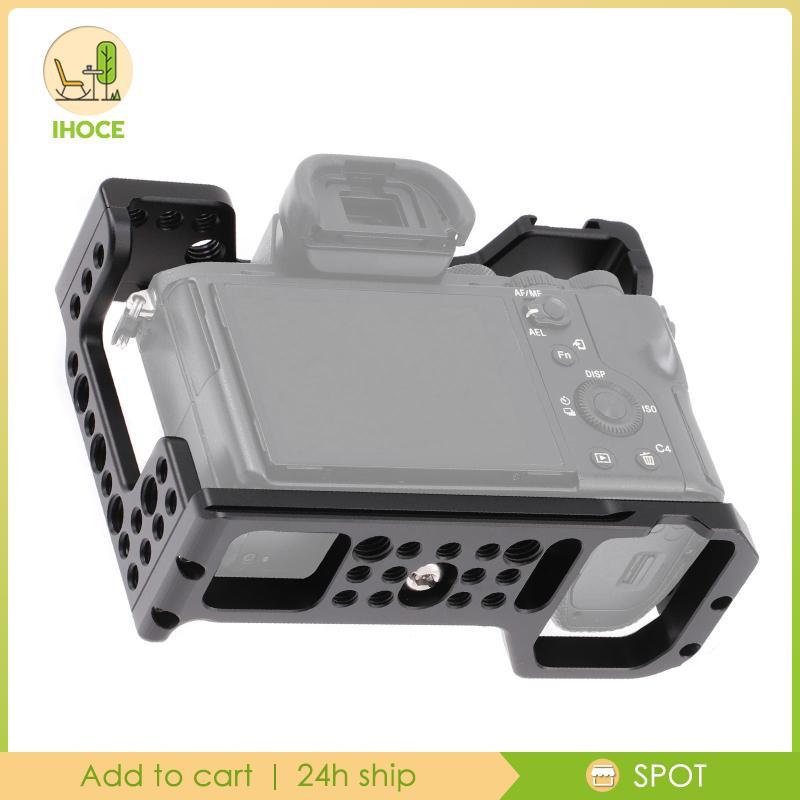 [Ihoce] กรงกล้องอะลูมิเนียม Video Rig, เคสทดแทนสําหรับ A7M3 /AR3 /A7II /A7III /A7S2 /A7R2