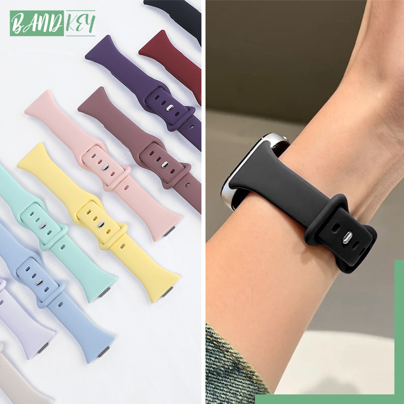 สายยางระบายอากาศกีฬาอ่อน forHuawei Watch Fit 5 4 3 / 5 Pro / 4 Pro อุปกรณ์เสริมสายรัดกีฬาซิลิโคน for สมาร์ทวัช