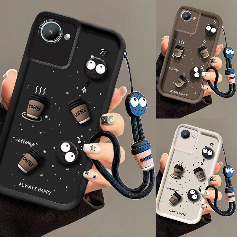 เคส realme c30 เคส realme c30s ถ้วยกาแฟ เคสโทรศัพท์ป้องกันการตก