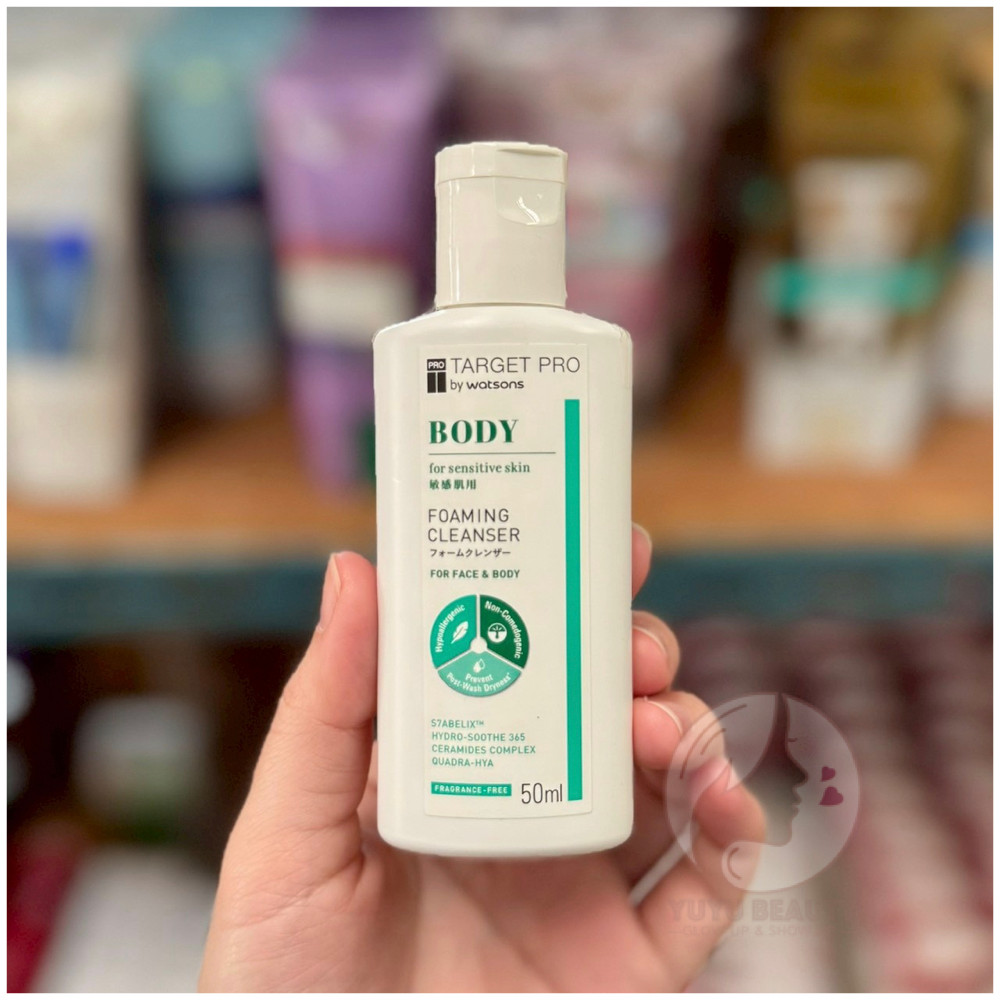 Target Pro by Watsons Body Care for Sensitive Skin 50 Ml. Foaming Cleanser[ขนาดทดลอง]