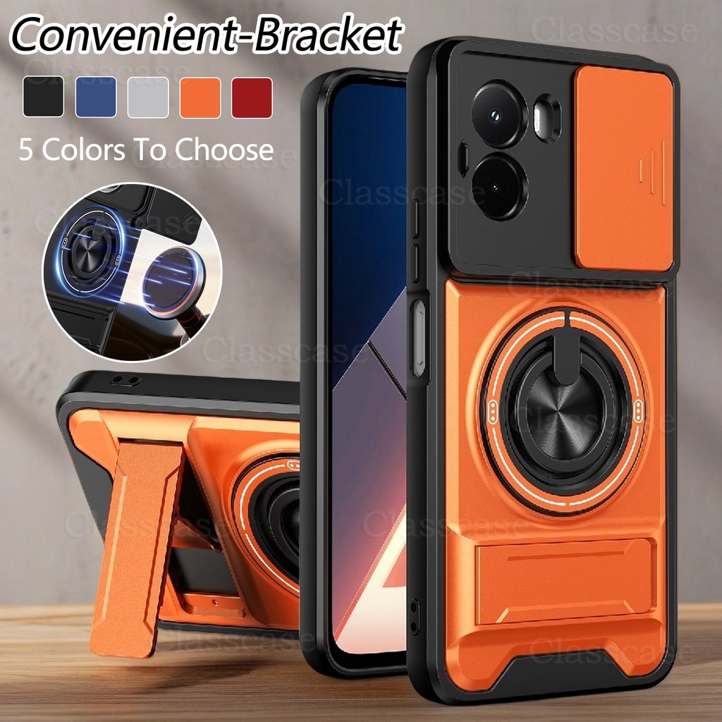 Oppo A6x 2025 สําหรับ OPPO A6x A6t A6s A6Pro A6tPro OPPOA6 x Pro OPPOA6Pro เคสโทรศัพท์หมุนได้แหวนแม่