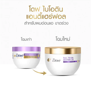 Dove Serum Treatment Mask Hya โดฟ ไฮยา เซรั่ม ทรีทเม้นท์ มาส์ก 220 กรัม