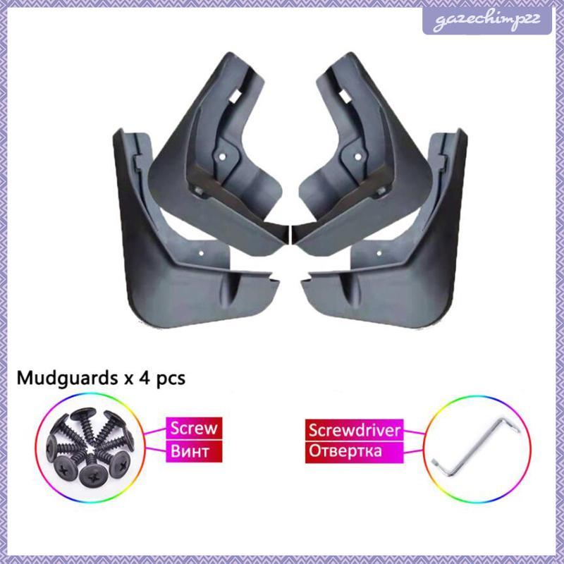 [Gazechimp] Splash Guards Fender Accessories Mudguards 4 ชิ้นชุด Mudflaps สําหรับ Yuan Plus
