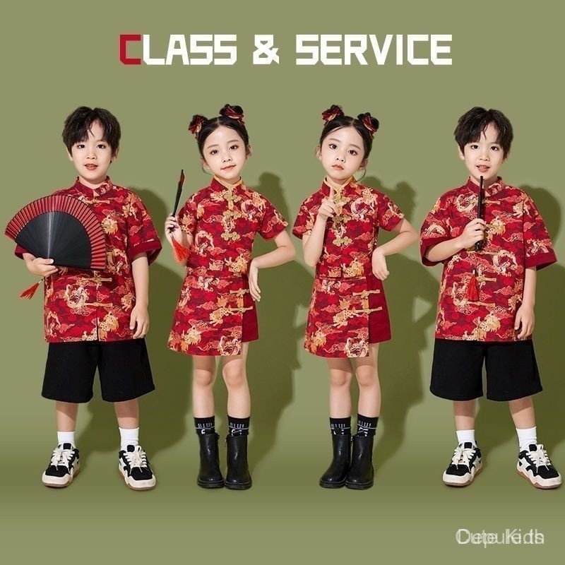 Local Shipping ชุดตรุษจีน สำหรับครอบครัวและเพื่อนฝูง พร้อมชุด cheongsam และ hanfu