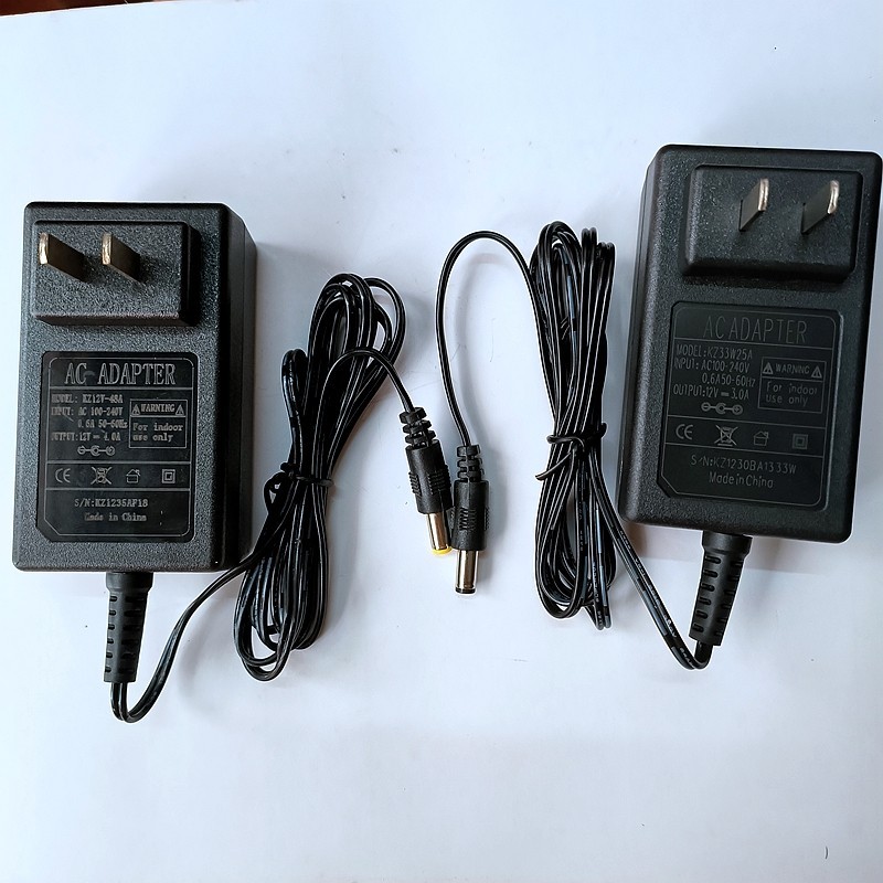 12V3A 4A จอแสดงผล LCD TV Universal In-Line Power Adapter KZ12V-48A KZ33W25A