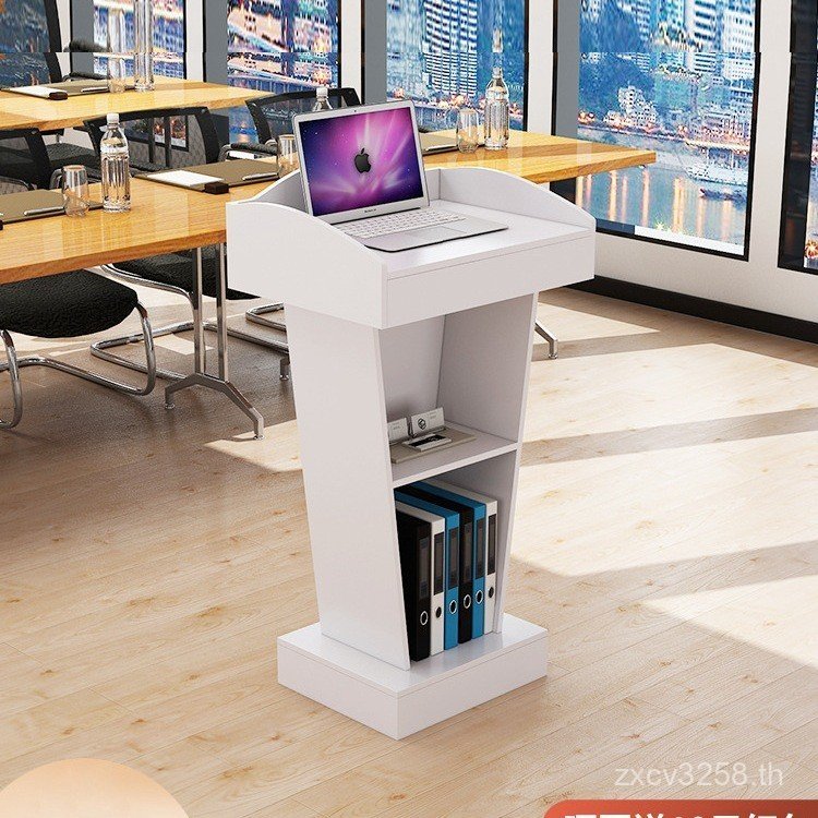 โต๊ะที่จอดรถ Podium Podium Podium ขายส่งโต๊ะแผนกต้อนรับ โต๊ะต้อนรับ LOGOJ Podium Host Table โต๊ะคําพ