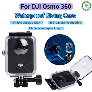 กรณีดําน้ําสําหรับ DJI Osmo 360 กันน้ําเปลือกใต้น้ําฝาครอบป้องกันสําหรับ DJI 360 อุปกรณ์เสริมสําหรับกล้อง