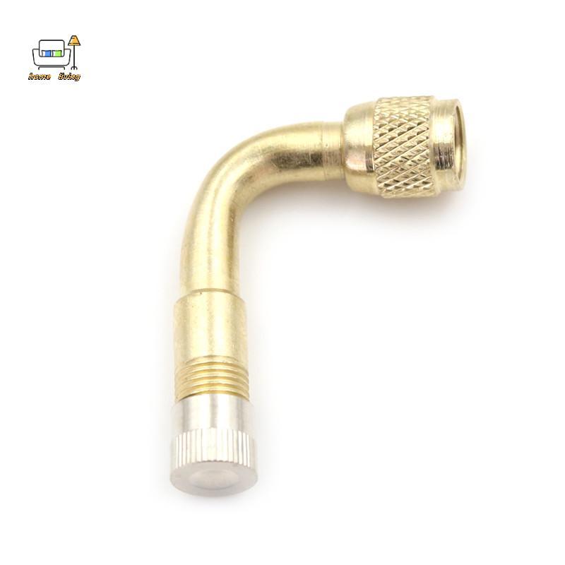 [Onw] 1PCS Tyre Valve Extension 90 องศา Adaptor รถจักรยานยนต์รถยาง Stem Extender [th]