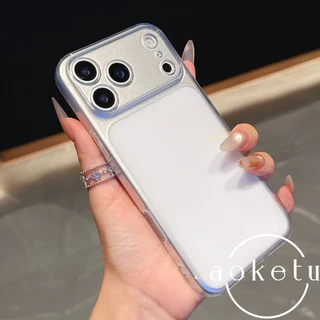ทันที17เหมาะสําหรับiPhone 16 Promaxเคสโทรศัพท์บางเฉียบFrosted TPUนิ่มApple 15 Proโปร่งใสพรีเมี่ยมความรู้สึก14ง่ายรวมทุกอย่าง13Promaxเคสป้องกันการตก
