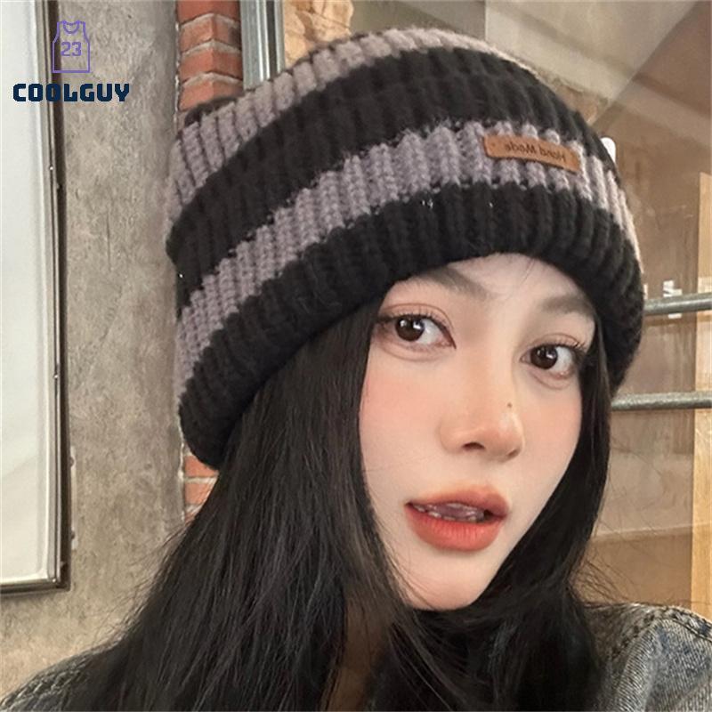 Beanies ถักนิตติ้งสำหรับทั้งผู้ชายและผู้หญิง หมวกฤดูหนาวที่อบอุ่น - รูปที่ 4