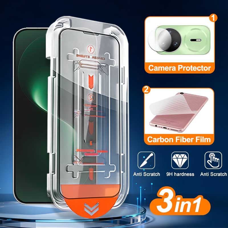 3 in 1 Huawei Nova 15 Pro กระจกนิรภัยสําหรับ Huawei Nova 15 Ultra 14i 9 SE 13i Honor X9d X5C X7C X9C