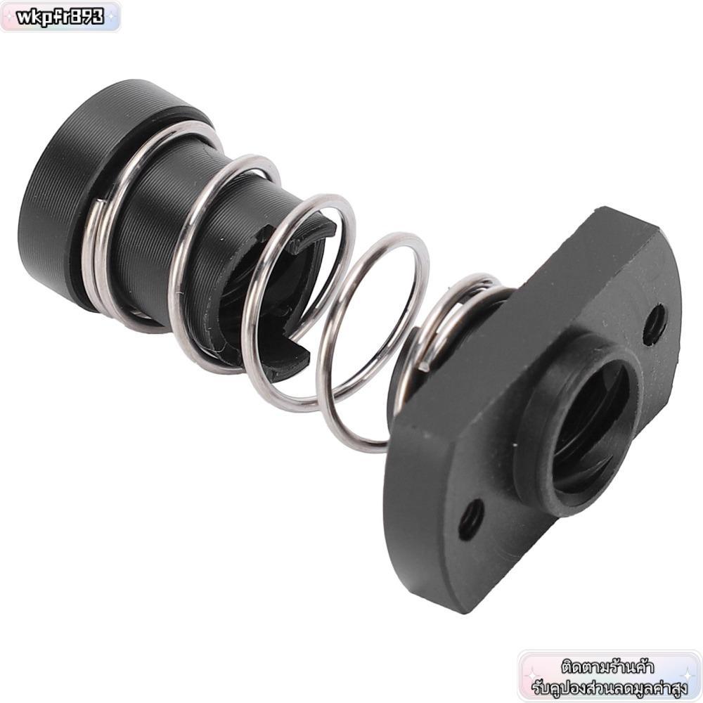WKPFR893 2PCS Anti Backlash Nut, 2 มม.Pitch / 8 มม.T8 / Tr8x2 / Tr8x8 T8 POM Nut,ลด Gap 4 Start Blac