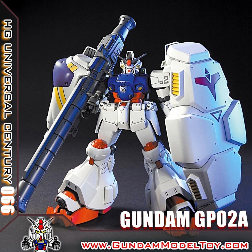 BANDAI HG 1/144 GUNDAM GP02A กันดั้ม จีพี02A โมเดล กันดั้ม กันพลา PS TOYLAND HGUC