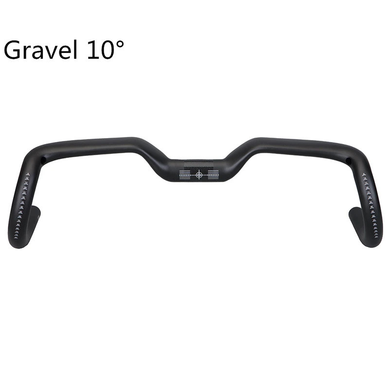 Handlebar กรวด Carbon fibre T1000 Ultra Light สำหรับจักรยาน ขนาด 34-44 ซม.