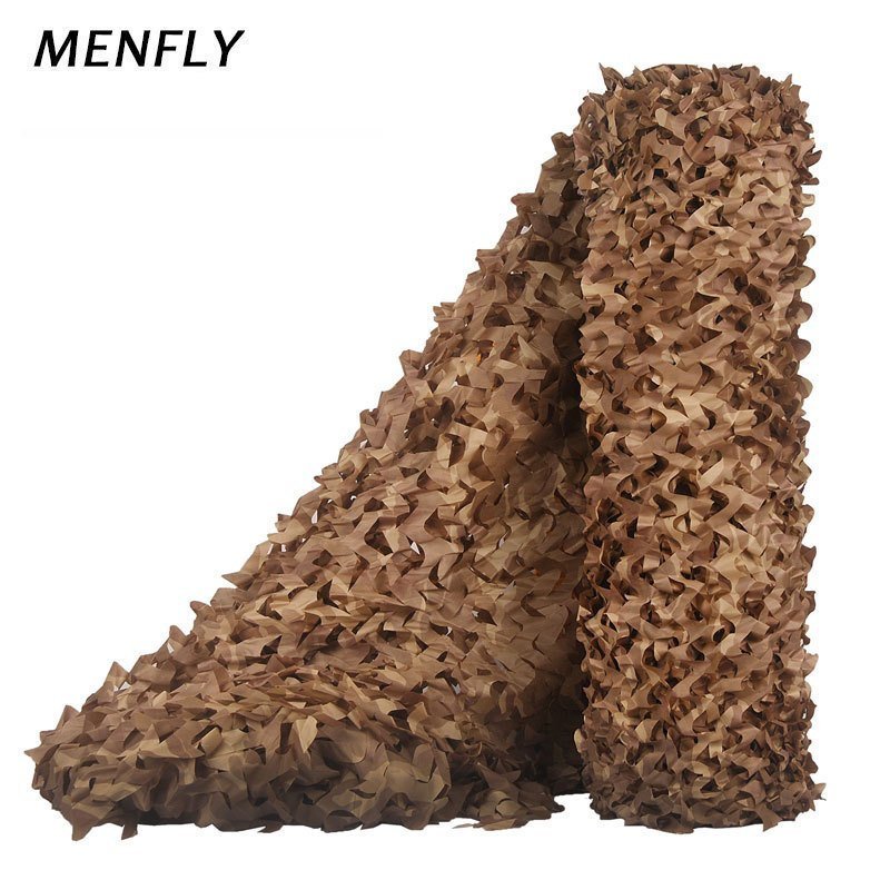 Desert Camouflage Net Garden Beach กันสาดตกแต่งหน้าต่างแรเงาเครือข่าย Gazebo ตาข่ายตกแต่ง Sun Shelte