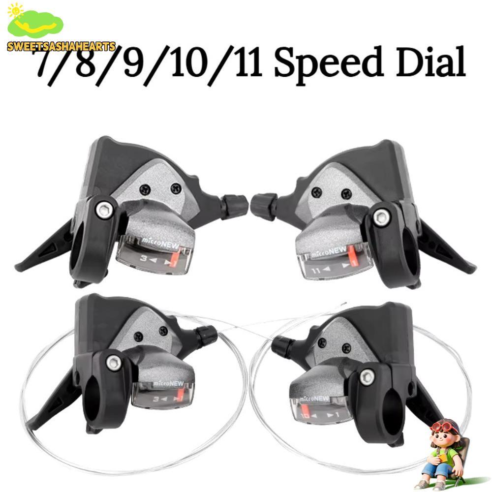 SWEE จักรยานเสือภูเขา Shifter, ซ้ายขวา Thumb Universal จักรยาน Levers Shifter, 7/8/9/10/11Speed Shif