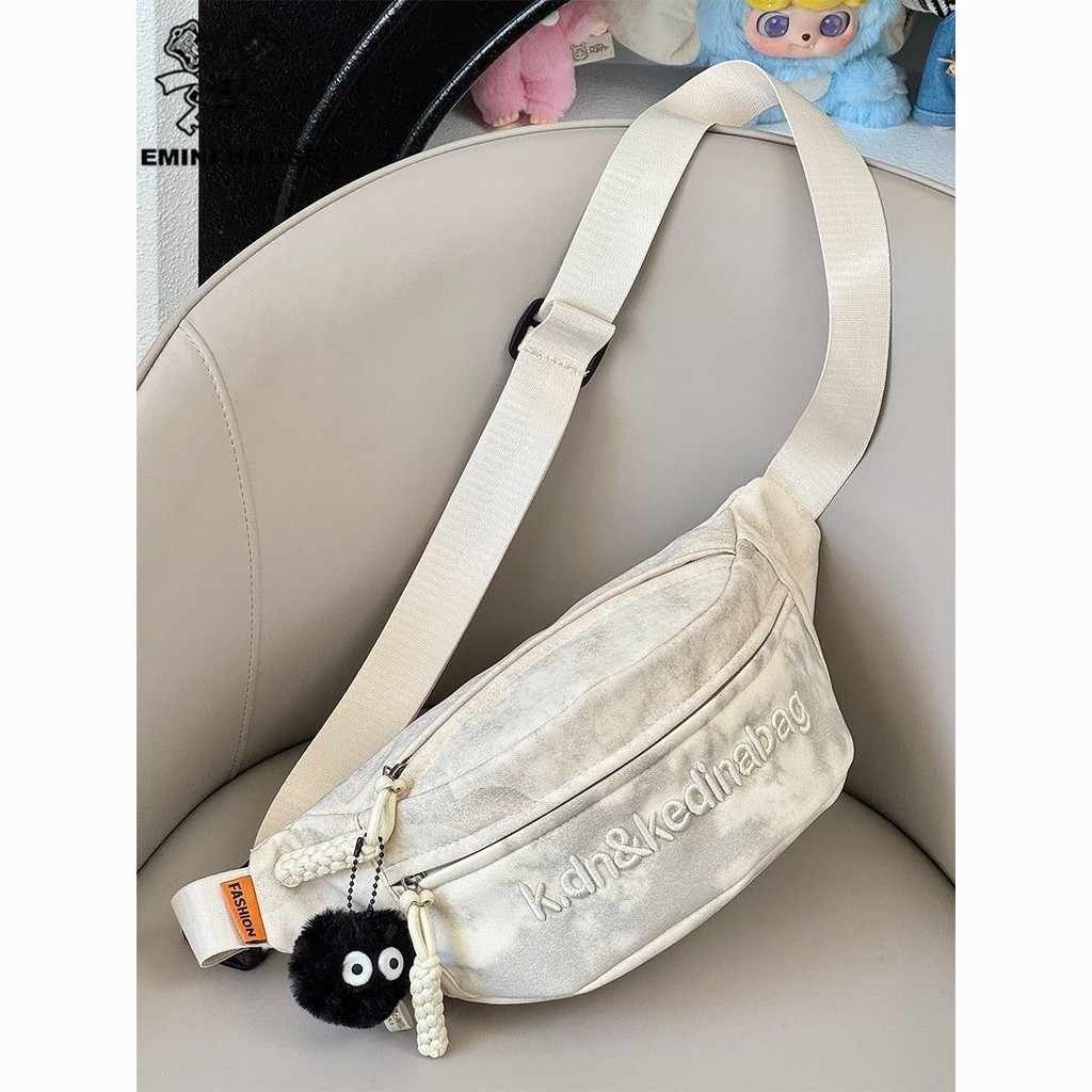 EMINI HOUSE Style Tie-Dye Chest Bag กระเป๋าคาดเอวปั่นจักรยานน้ําหนักเบา Casual Trend#EMINI HOUSE Sty